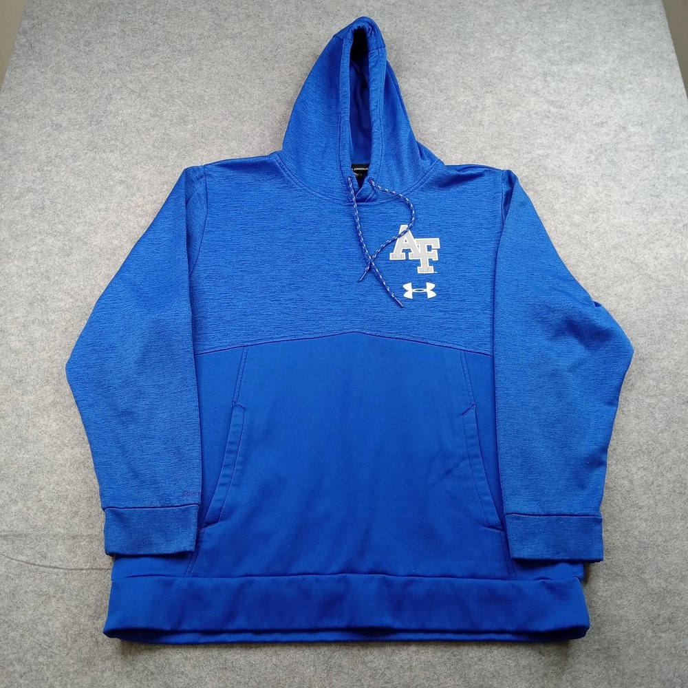 Air Force Falcons Sweatshirt Hoodie‎ Mens XL Blue NCAA Football Under Armour UA